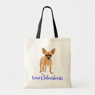 Cute Chihuahua Mamma Puppy Hund Rädding Adoption Tygkasse