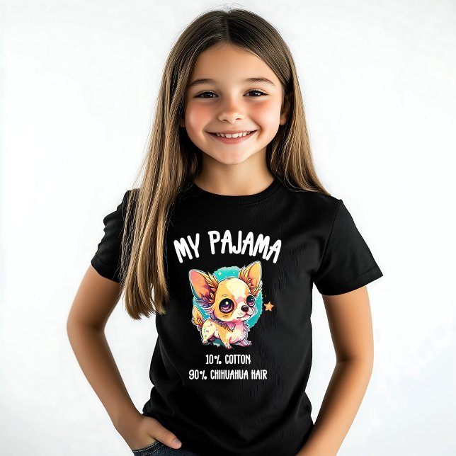 Cute Chihuahua Pajama Rolig hund Älskare T Shirt (Skapare uppladdad)