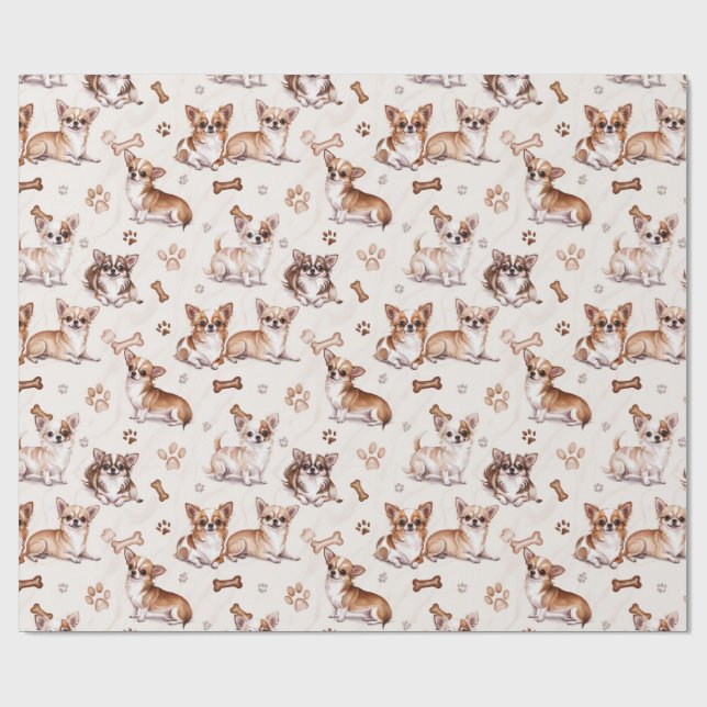 Cute Chihuahua Presentpapper (Platt)