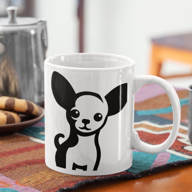 Cute Chihuahua Puppy Kaffemugg (Skapare uppladdad)