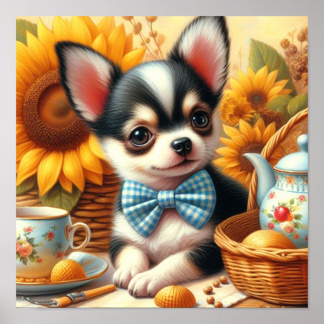 Cute Chihuahua Puppy Poster (Framsidan)