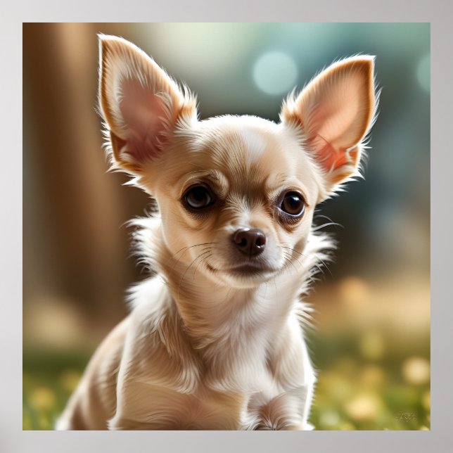 Cute Chihuahua Puppy Poster (Framsidan)