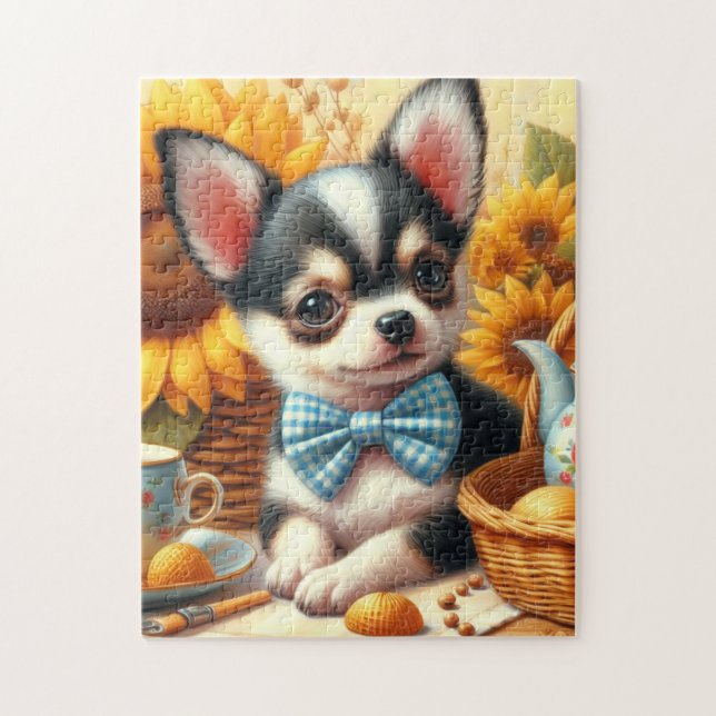 Cute Chihuahua Puppy Pussel (Vertikal)