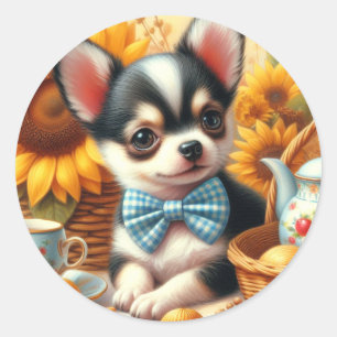 Cute Chihuahua Puppy Runt Klistermärke