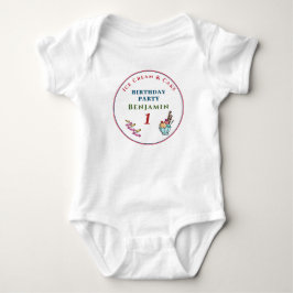 Cute Child Baby 1st Birthday Party Personalize T Shirt