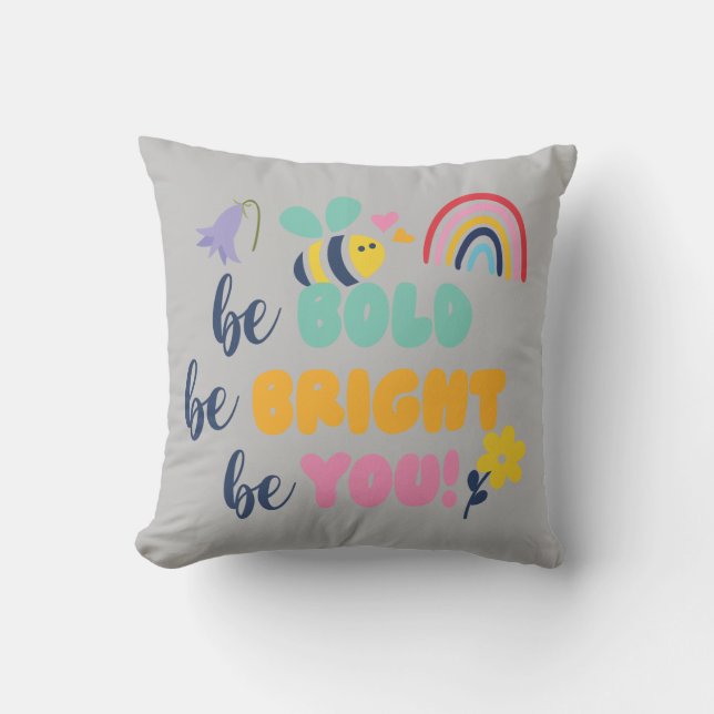 Cute Child Quotes Merchandise Kudde (Framsida)