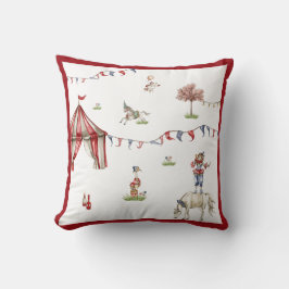 Cute Children Circus Carnival Animals Pattern Kudde