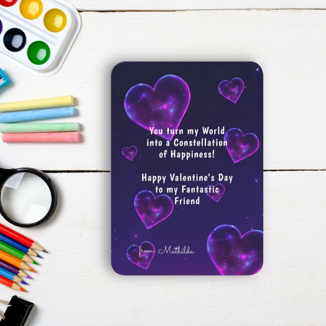 Cute children Classroom Valentine Day Anteckningskort (Skapare uppladdad)