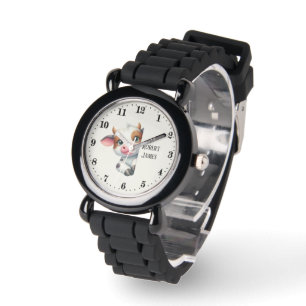 Cute children unisex ko peeke add namn armbandsur