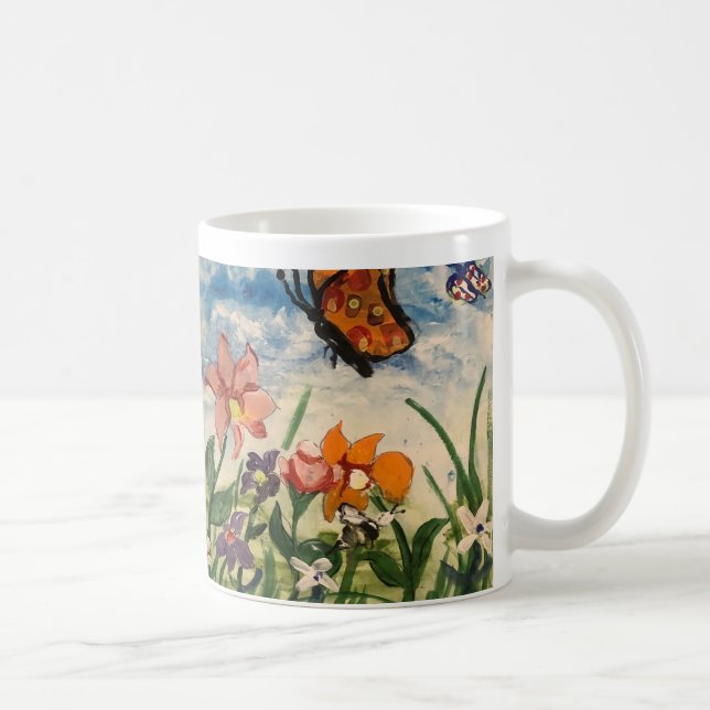 Cute Children's Art Kaffemugg (Höger)