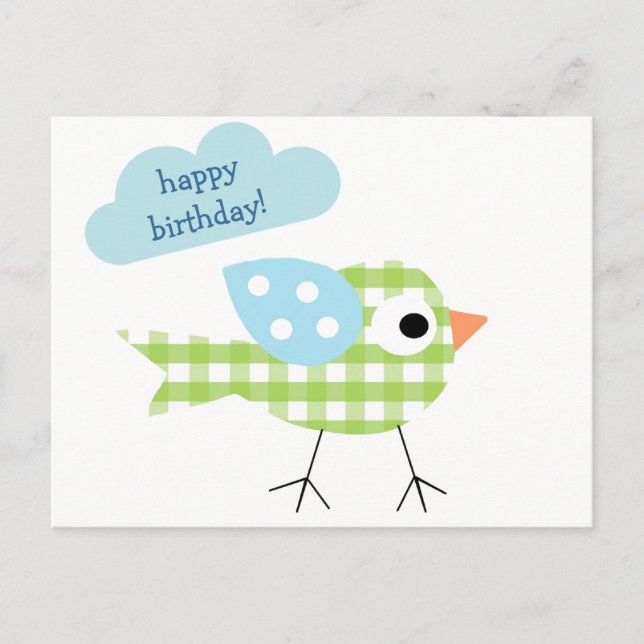 Cute Children's Post Card Vykort (Framsida)