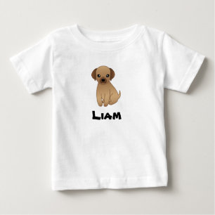 Cute children's t-shirt monogram med doggie