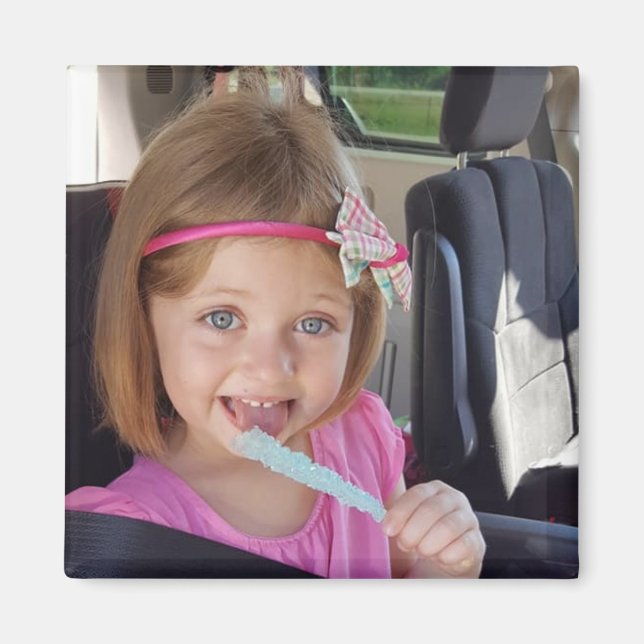 Cute Child's Photo Customized Magnet (Framsidan)