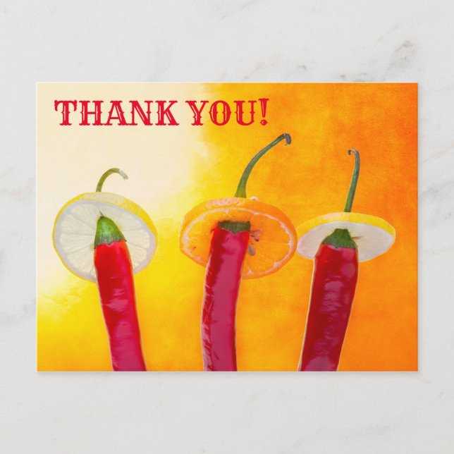 Cute Chili Peppers Hola Amigo Funny Anpassade Vykort (Framsida)