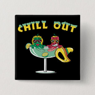 Cute Chili Peppers in Margarita Chill Out Knapp
