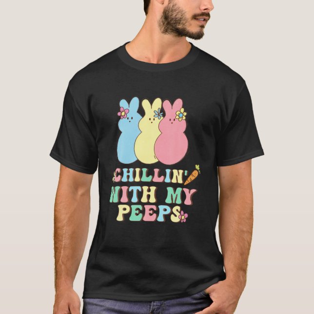 Cute Chillin med min Studenter Påsk Day Lusny Tea T Shirt (Framsida)