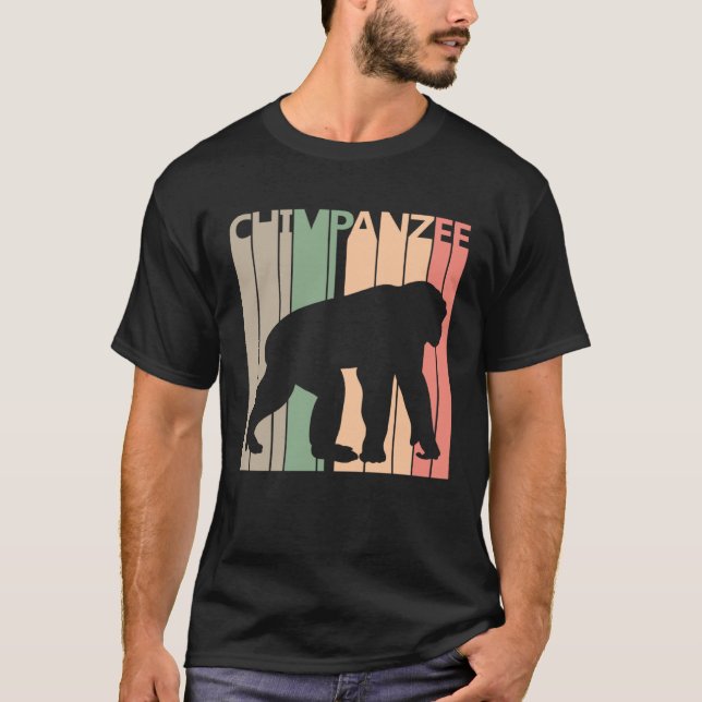Cute chimpanzee animal t shirt (Framsida)