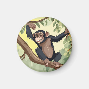 Cute Chimpanzee Magnet
