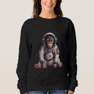 Cute Chimpanzi Rymden Kostym, den konsomiska apena T Shirt