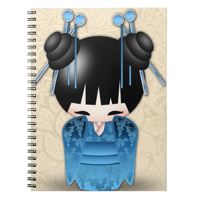 Cute China Doll Anteckningsbok (Framsidan)