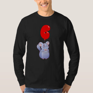 Cute Chinchilla 6e Birthday Kids Balloon Party T Shirt