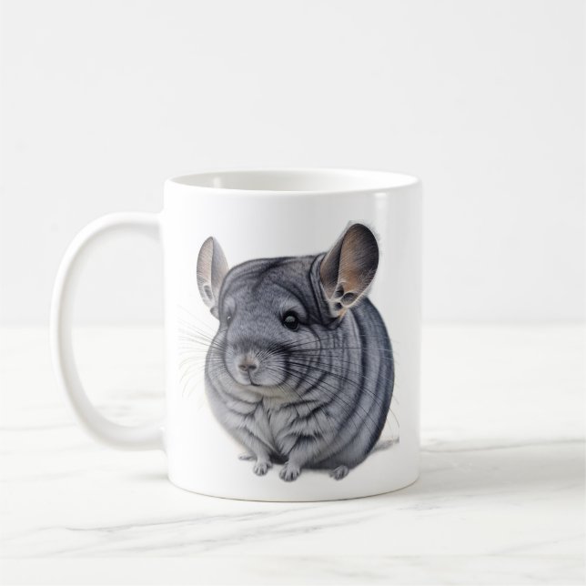 Cute Chinchilla Kaffemugg (Vänster)