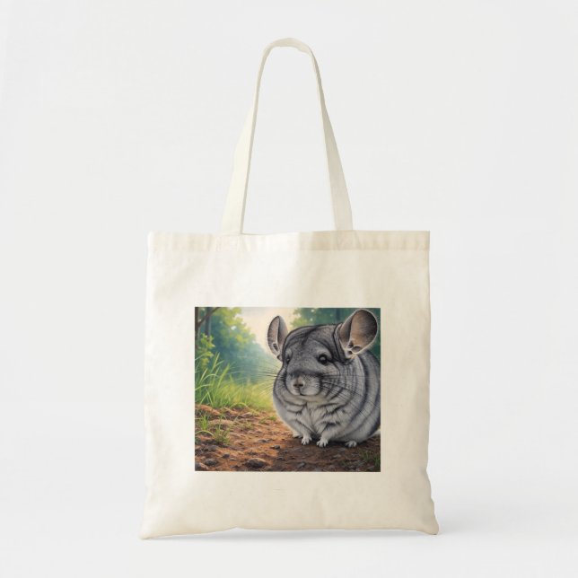 Cute Chinchilla Tygkasse (Framsidan)