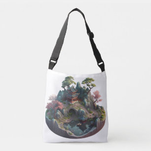 Cute Chinese Fantasy 3D Ligcape Kor body Bag Axelväska
