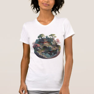 Cute Chinese Fantasy 3D Ligg Slim Fit T-shirt