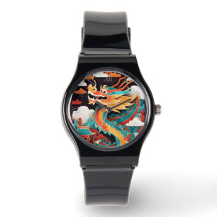 Cute Chinese New Year Dragon Zodiac Birthday W Armbandsur
