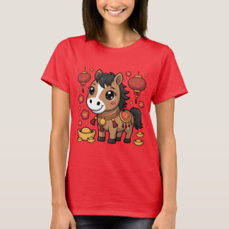 Cute Chinese New Year Horse Tee | Lunar New Year