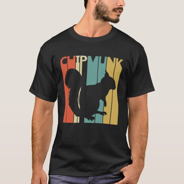 Cute chipmunk animal t shirt (Framsida)
