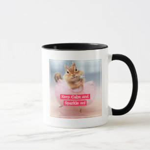 Cute Chipmunk Ballerina in tutu at Dance Studio Mugg