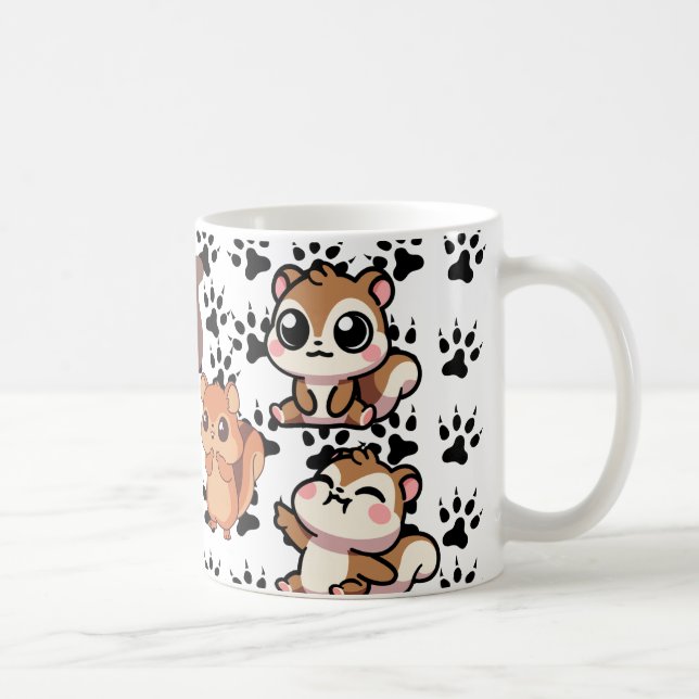 Cute Chipmunk Coffee Mugg (Höger)
