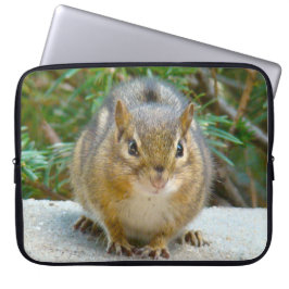 Cute Chipmunk har Öga på dig Laptop Fodral
