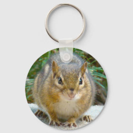 Cute Chipmunk har Öga på dig Nyckelring