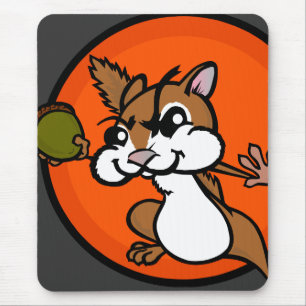 CUTE CHIPMUNK MOUSE PAD MUSMATTA