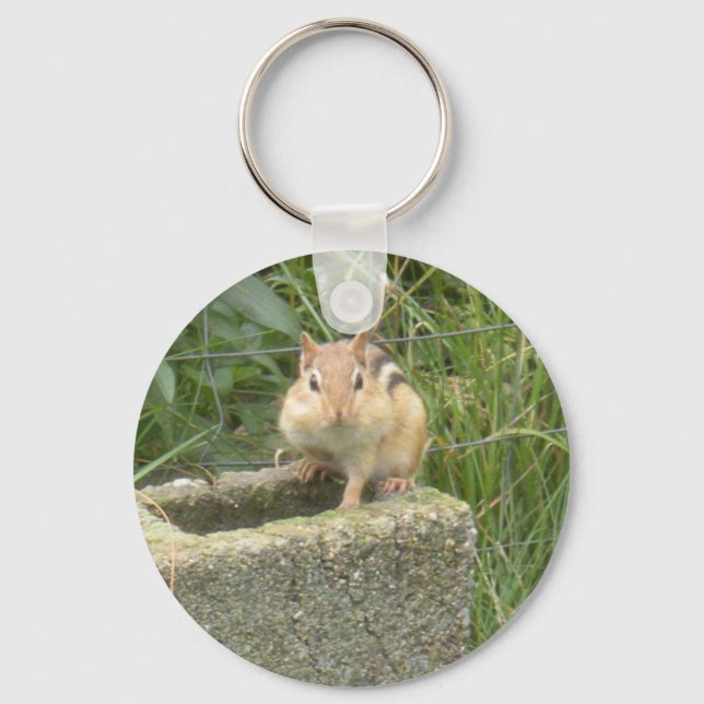 Cute Chipmunk Nyckelring (Framsida)