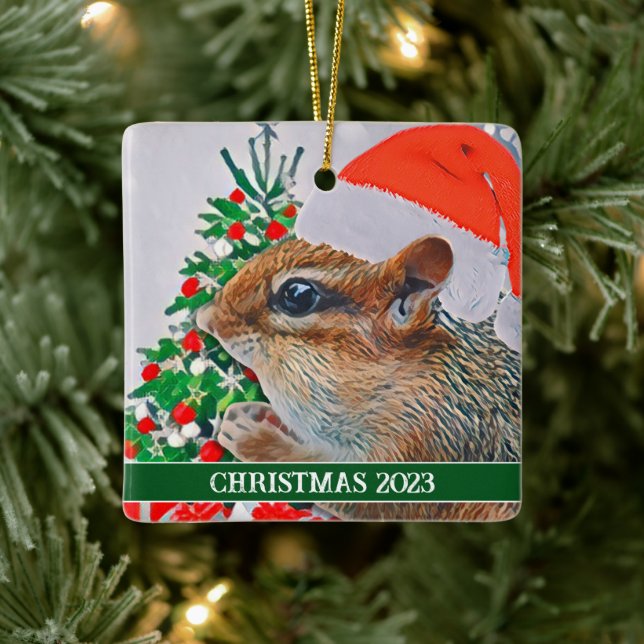 Cute Chipmunk Ornament (Träd)