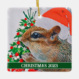 Cute Chipmunk Ornament