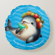 Cute Chiquita Vaquita Enjoying a Virgin Margarita