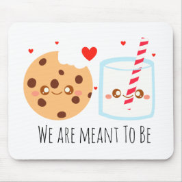 Cute Chocolate Chip Cookie and Glass of Mjölk Musmatta