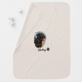 Cute Chocolate Labrador Hund - Bailey | Pet Gift Bebisfilt