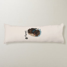 Cute Chocolate Labrador Hund - Bailey | Pet Gift Kroppskudde