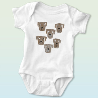 Cute Chocolate Labrador Retriever Hund T Shirt