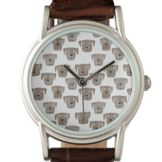 Cute Chocolate Labrador Retriever Hund Watch Armbandsur