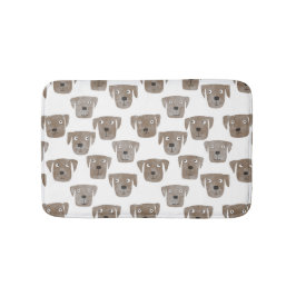 Cute Chocolate Labrador Retriever Hund Watercolor Badrumsmatta