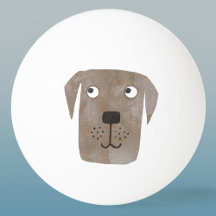 Cute Chocolate Labrador Retriever Hund Watercolor