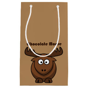 Cute Chocolate Moose Funny Joke Tecknad Pun