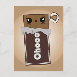 Cute Chocolate Pub Vykort